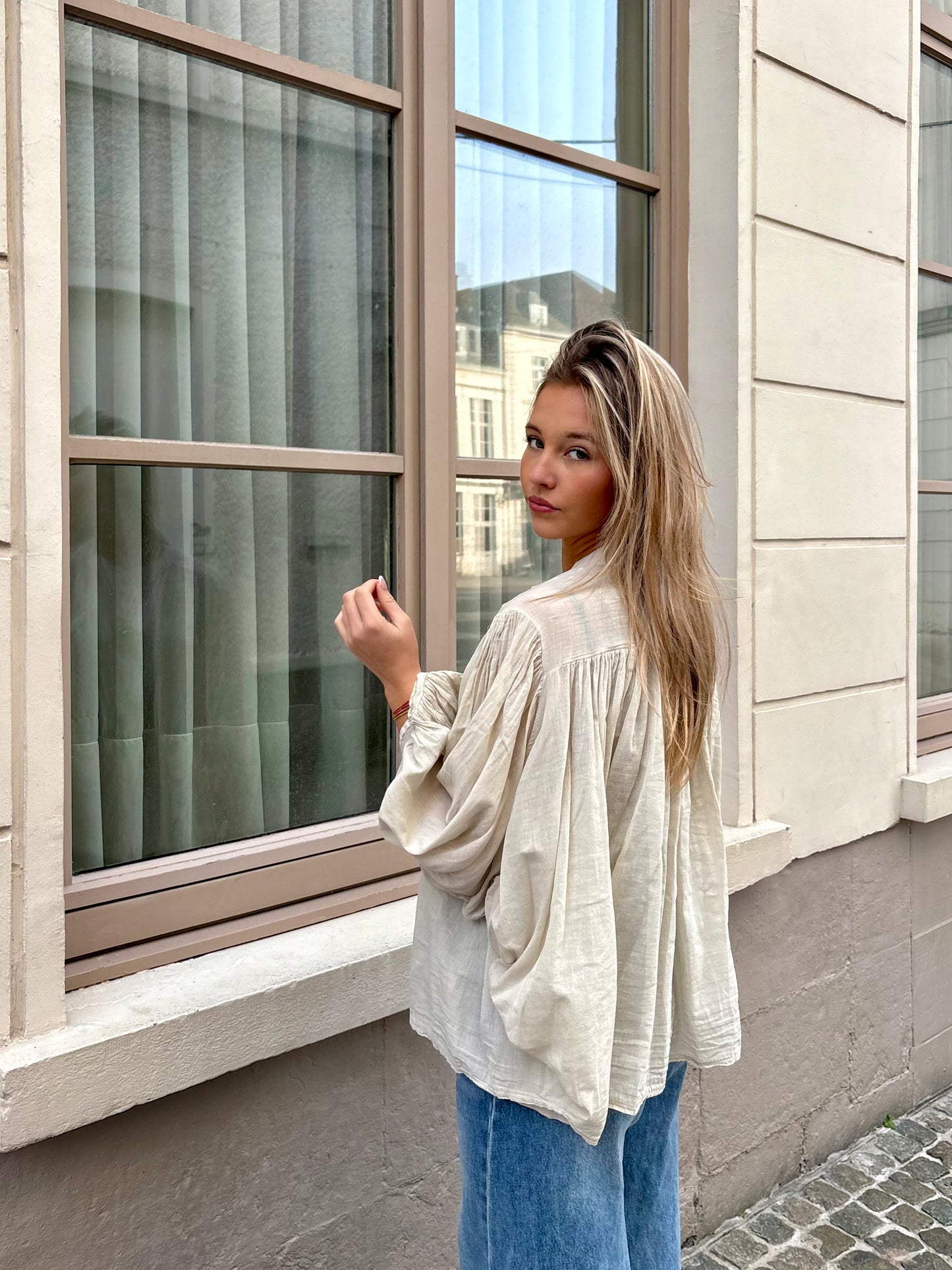 Chemisier beige - BULLE