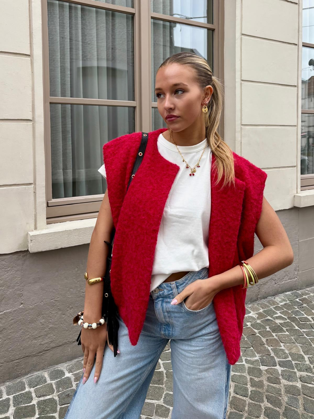 Gilet rouge - CARLA