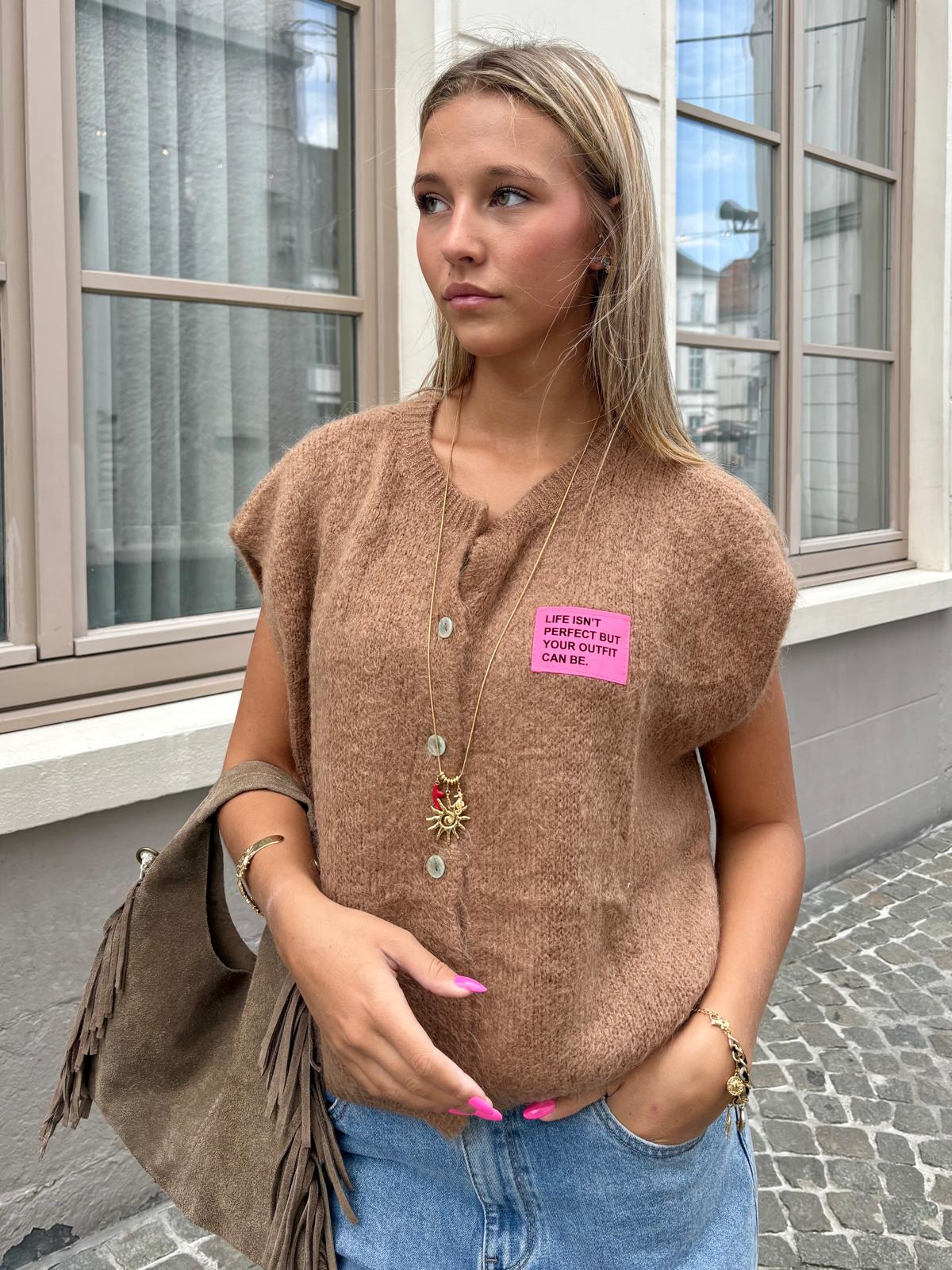 Gilet beige - MAELLYS
