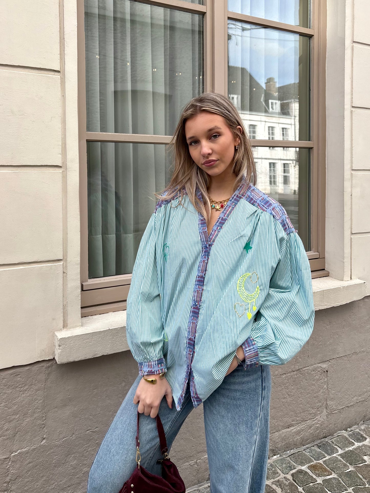 Chemisier vert - MARIUS