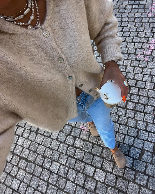 Gilet beige - MARINE