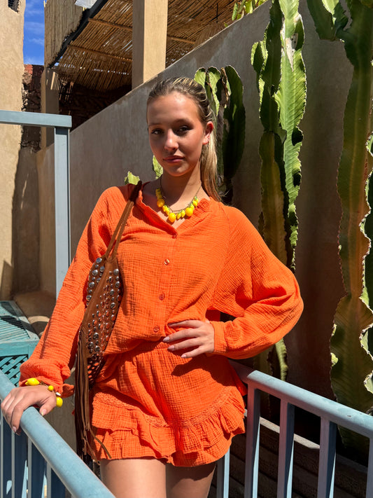 Ensemble orange - GAELLE