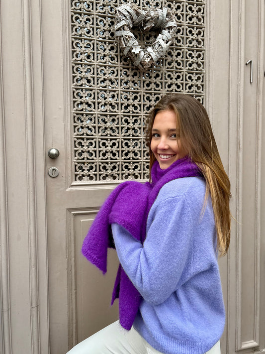 Écharpe violette - SABINE