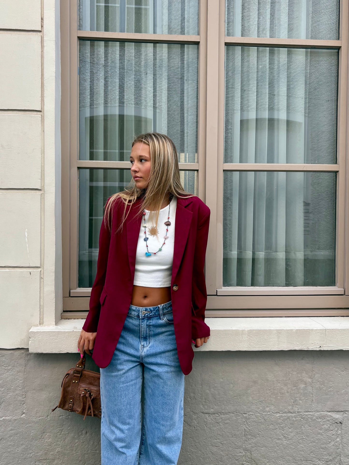 Blazer bordeaux - MANON