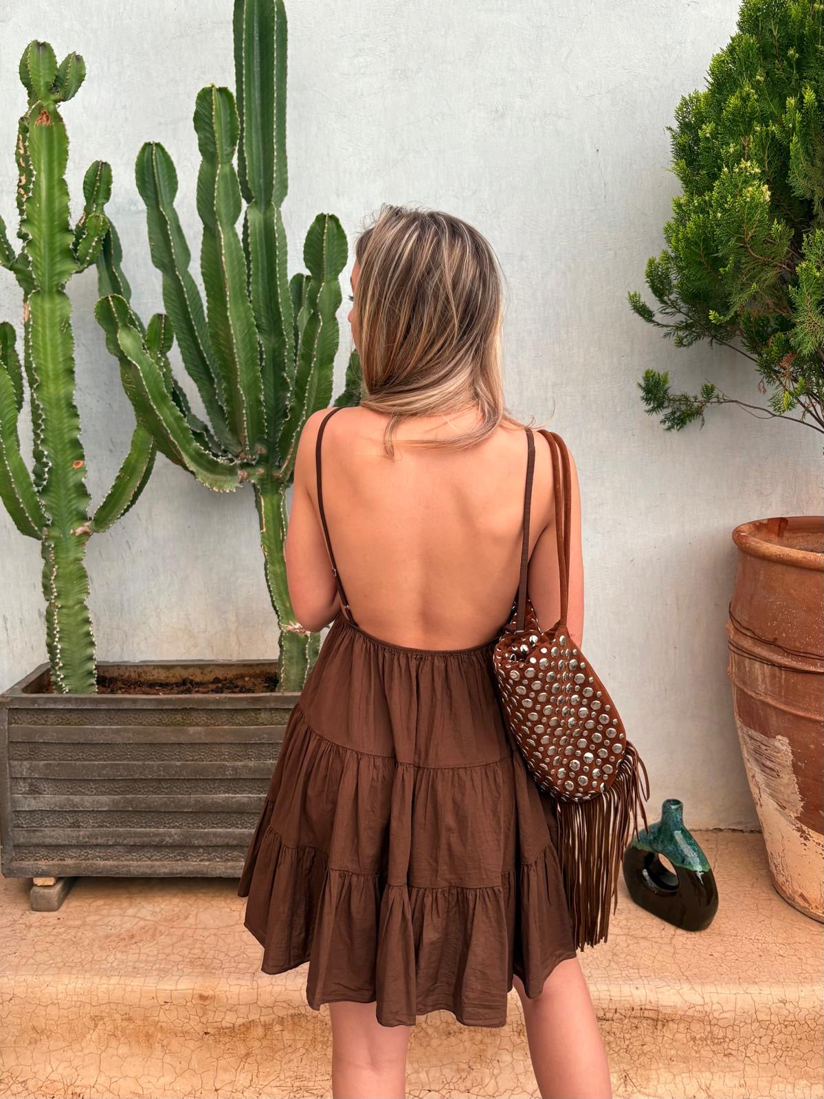 Robe marron - SOLEIL