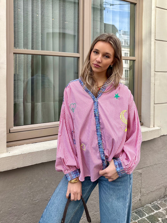 Chemisier rose - MARIUS