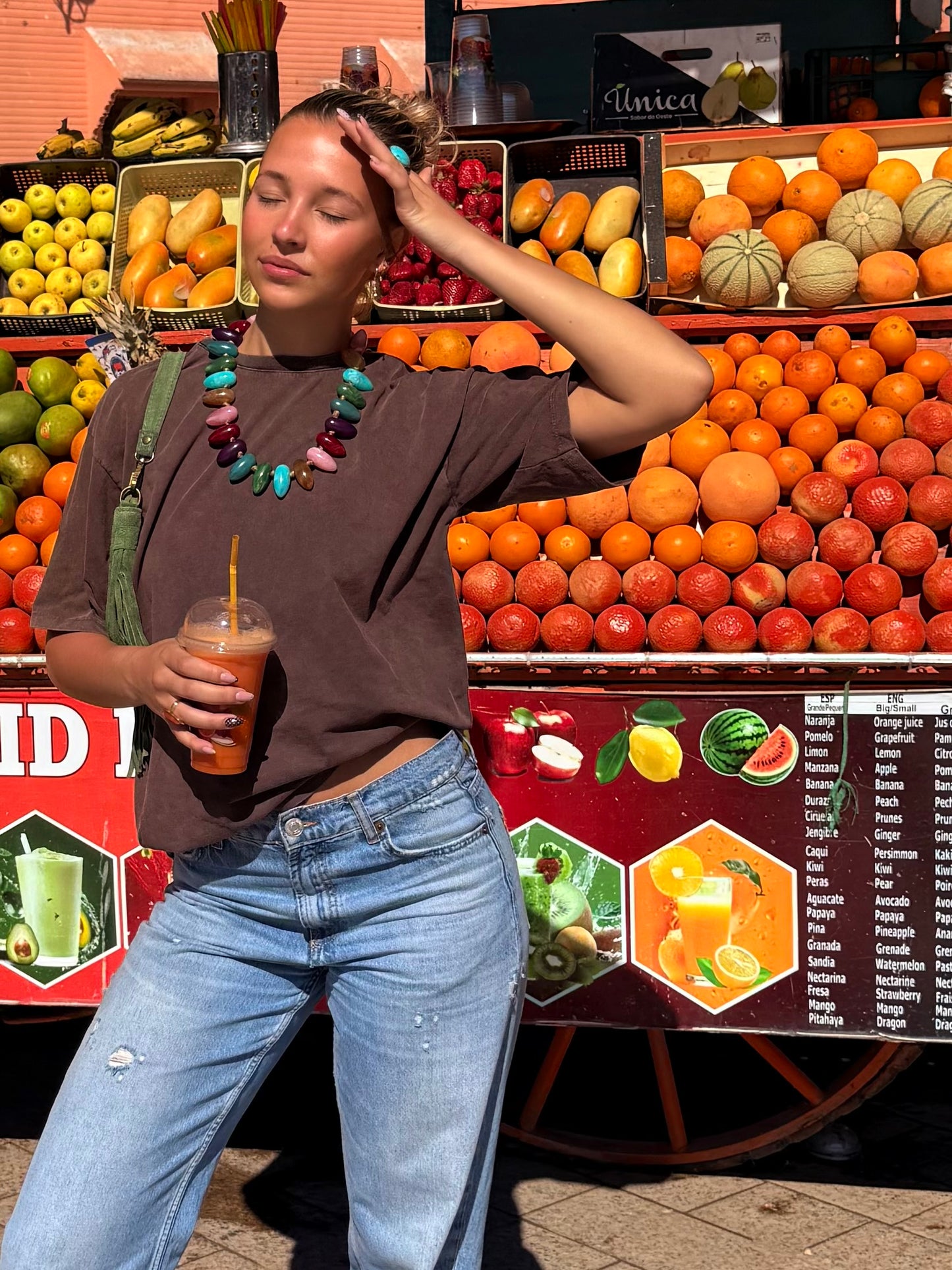 T-shirt marron - ARYA