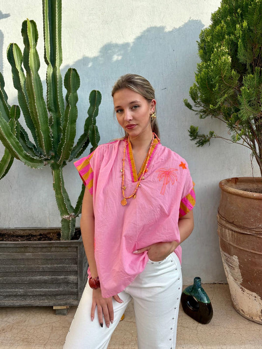 Chemise rose - COLIE