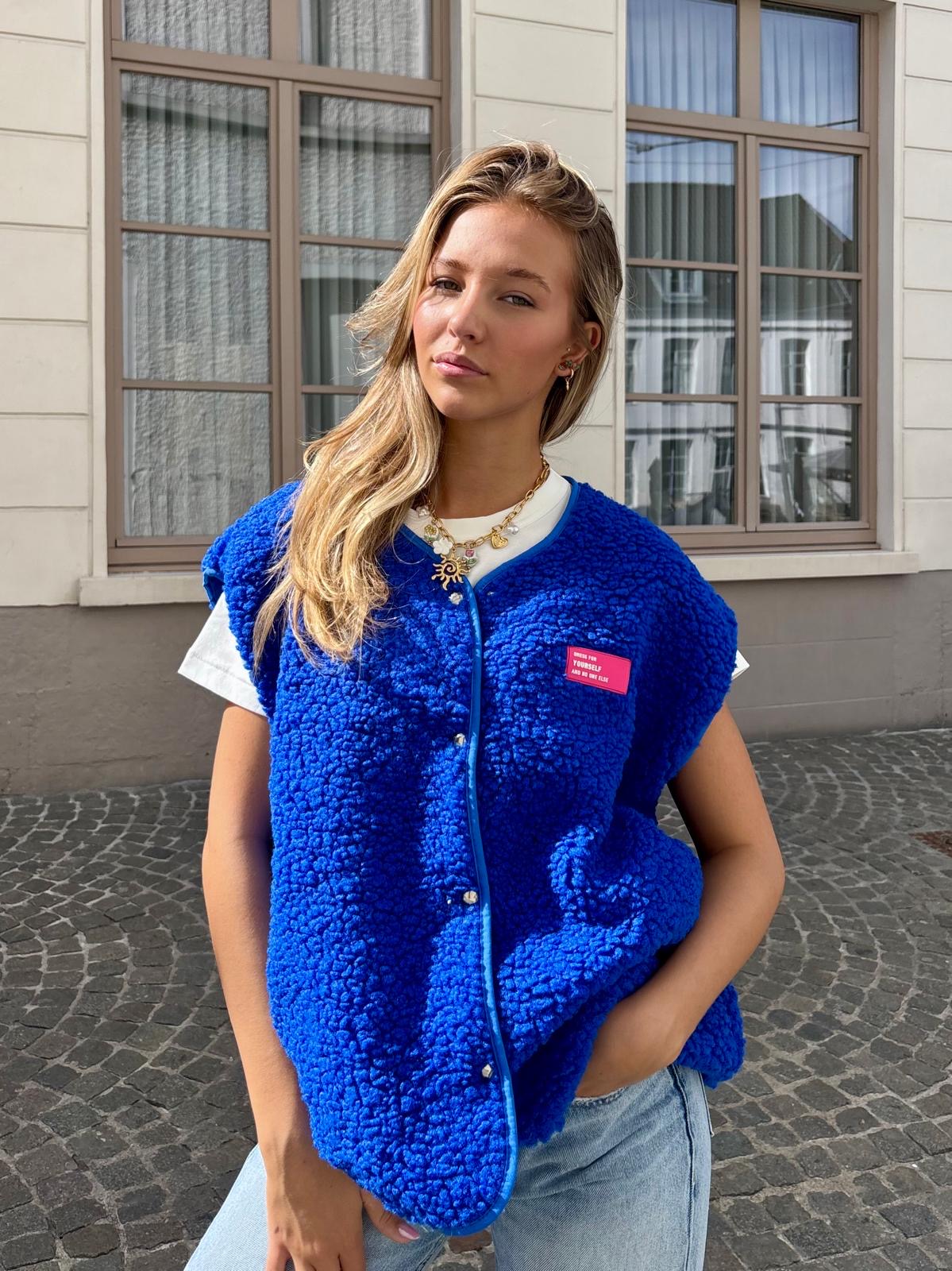 Gilet bleu - ASTRID