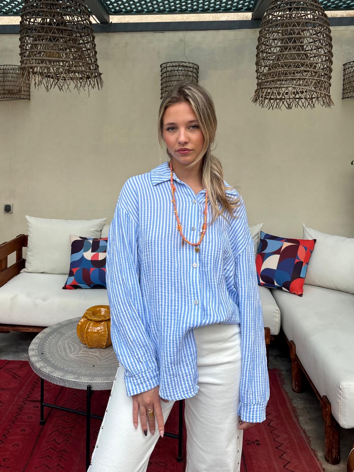 Chemise bleue - SOLEIL