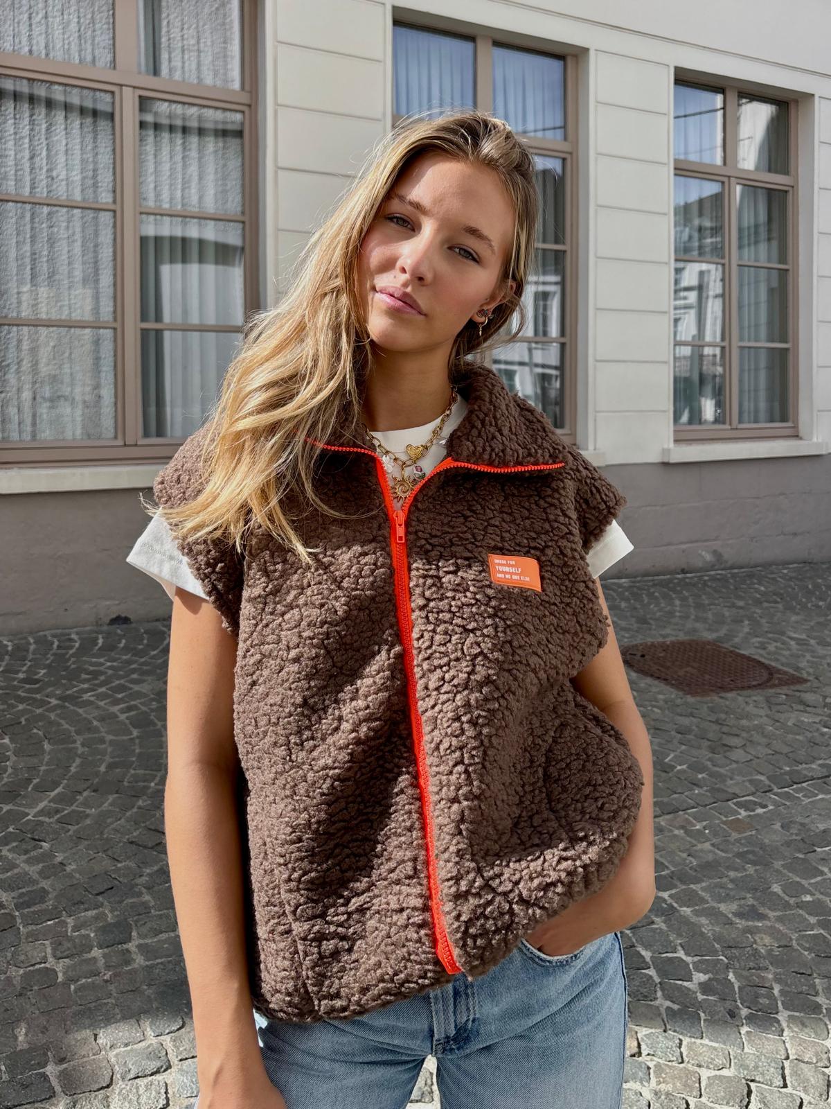 Polaire marron - THELMA