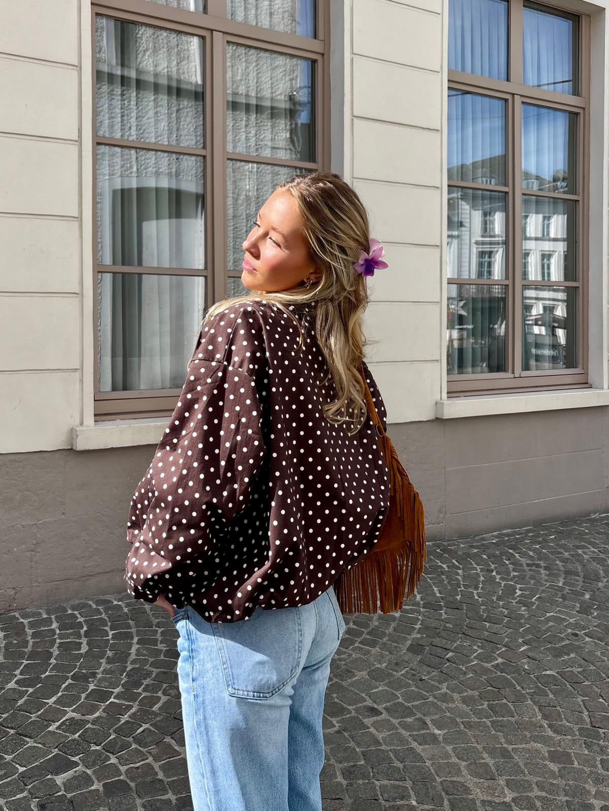 Veste marron - POLIE
