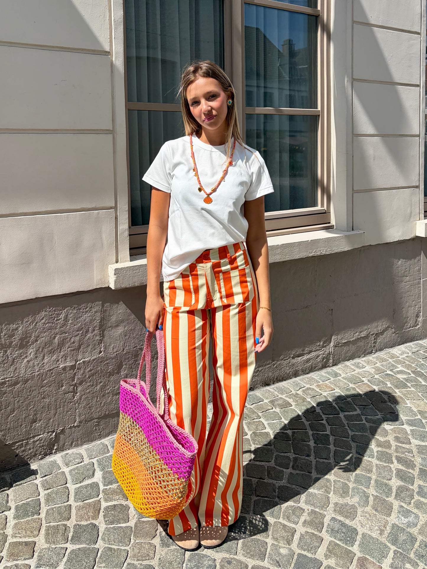 Pantalon orange - ALMA