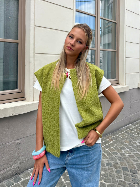 Gilet vert - CARLA