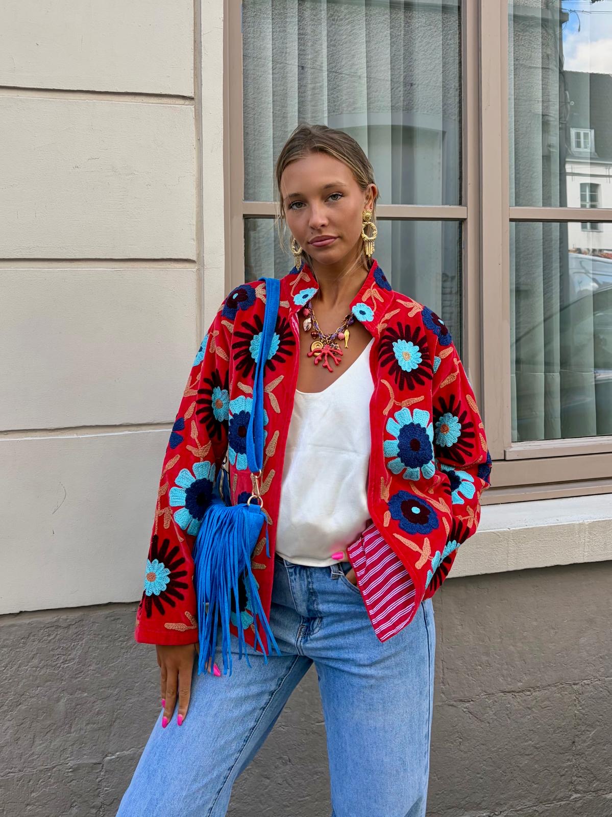 Veste brodée - ZELIE