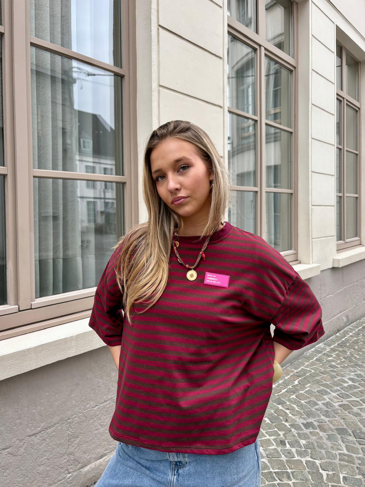 T-shirt bordeaux - LONA