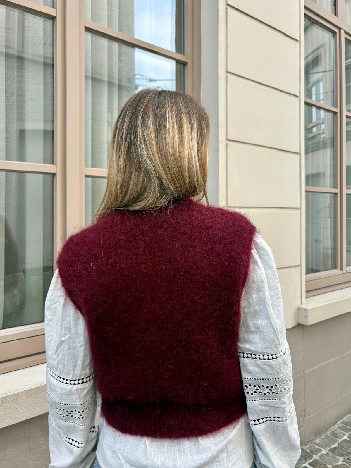 Pull bordeaux - RANIA