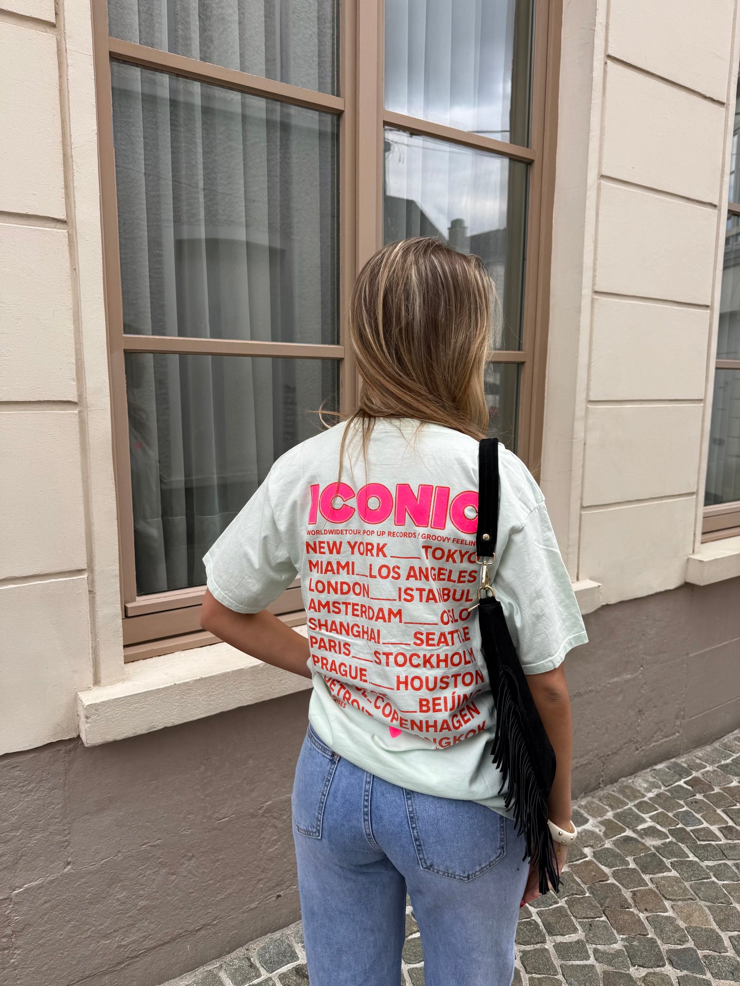 T-shirt vert d’eau - ICONIC