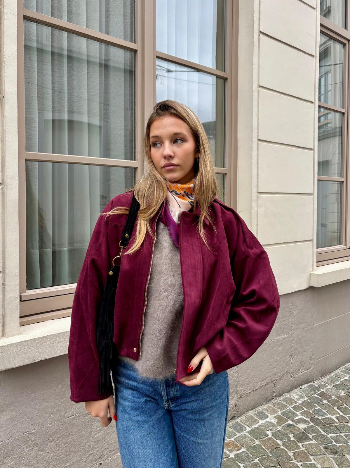 Veste bordeaux - SASHA