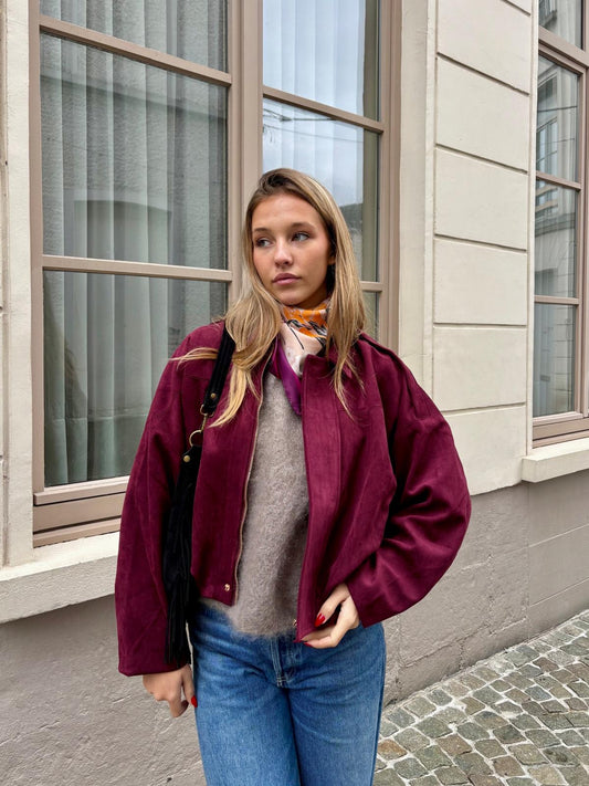 Veste bordeaux - SASHA