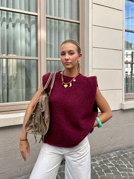 Pull bordeaux - TERESSE