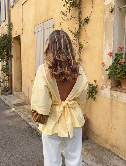 Blouse jaune - MIRIAM
