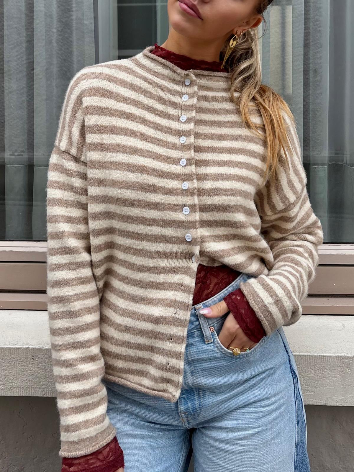 Pull beige - CHARLIE
