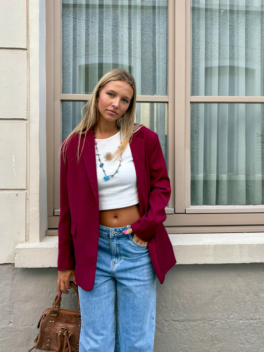 Blazer bordeaux - MANON