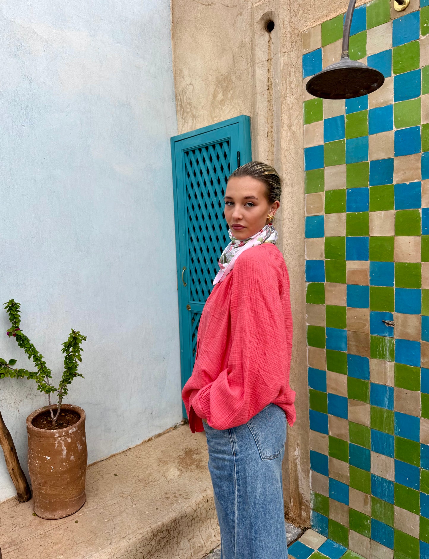 Chemise corail - CAROL