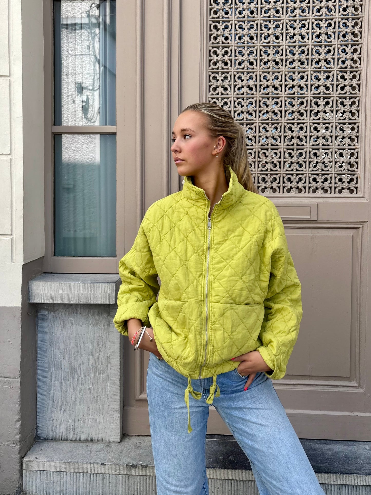 Veste verte - YASMINA