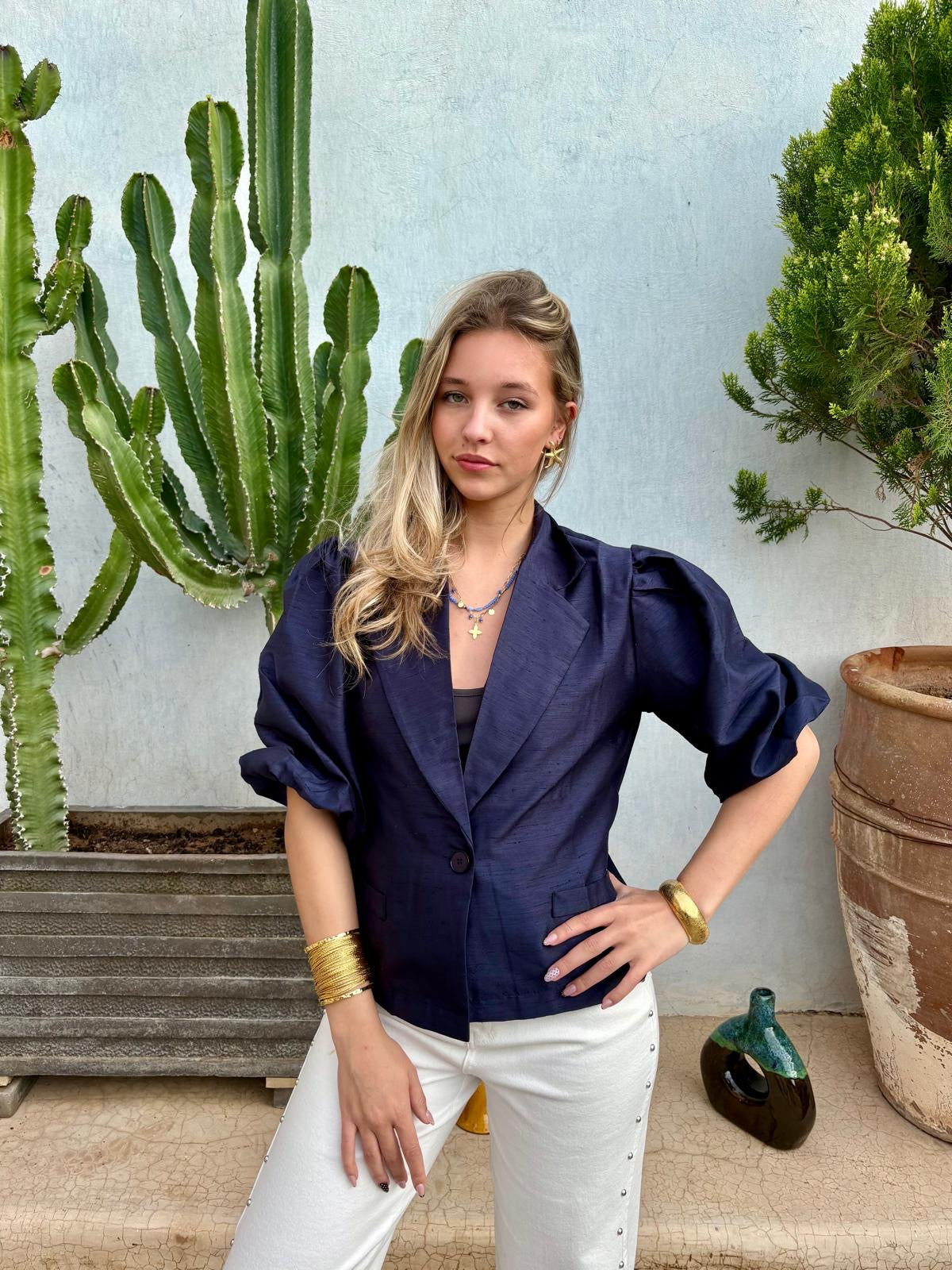 Veste bleue marine - KAMILE