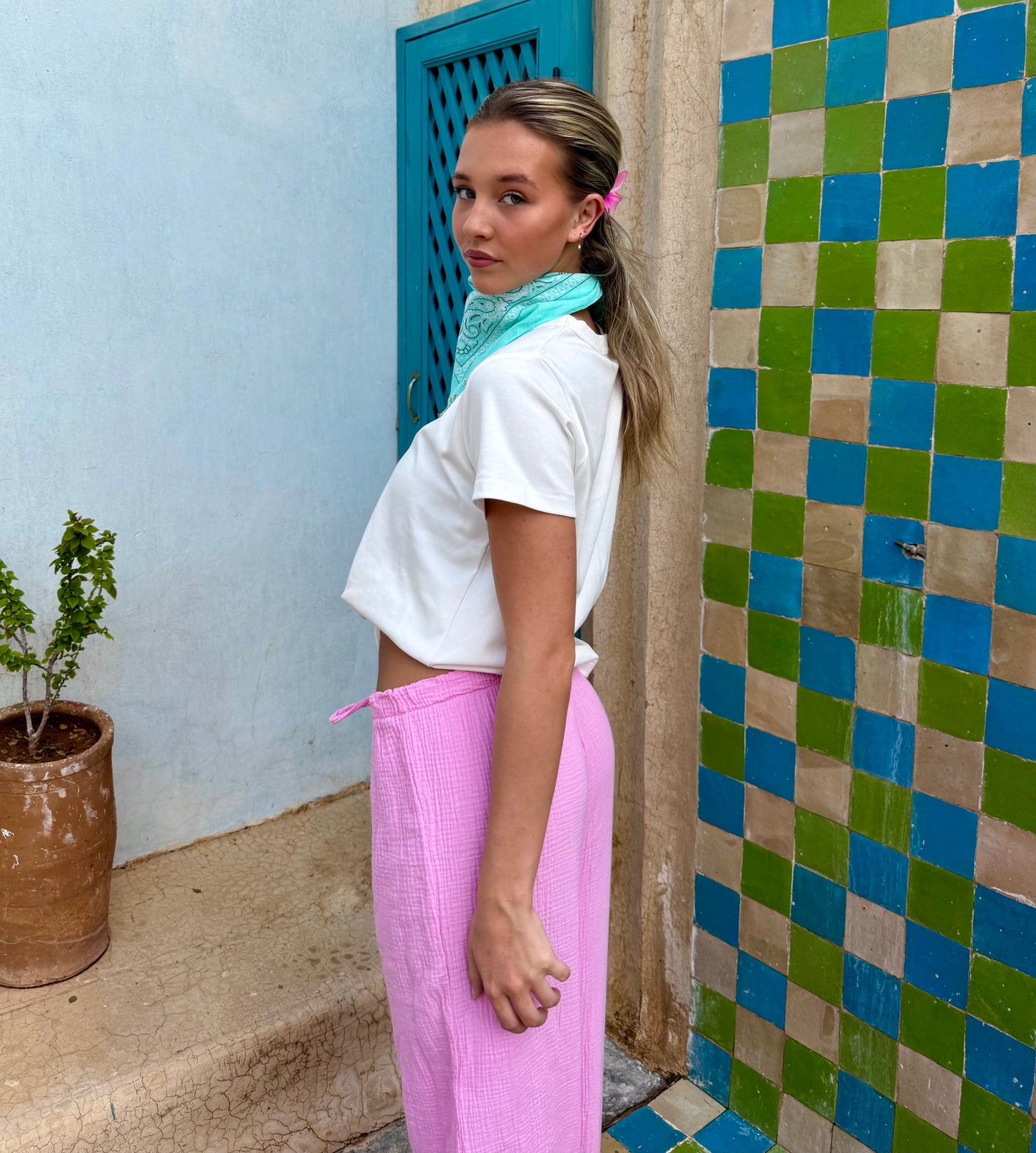 Pantalon rose - MANON