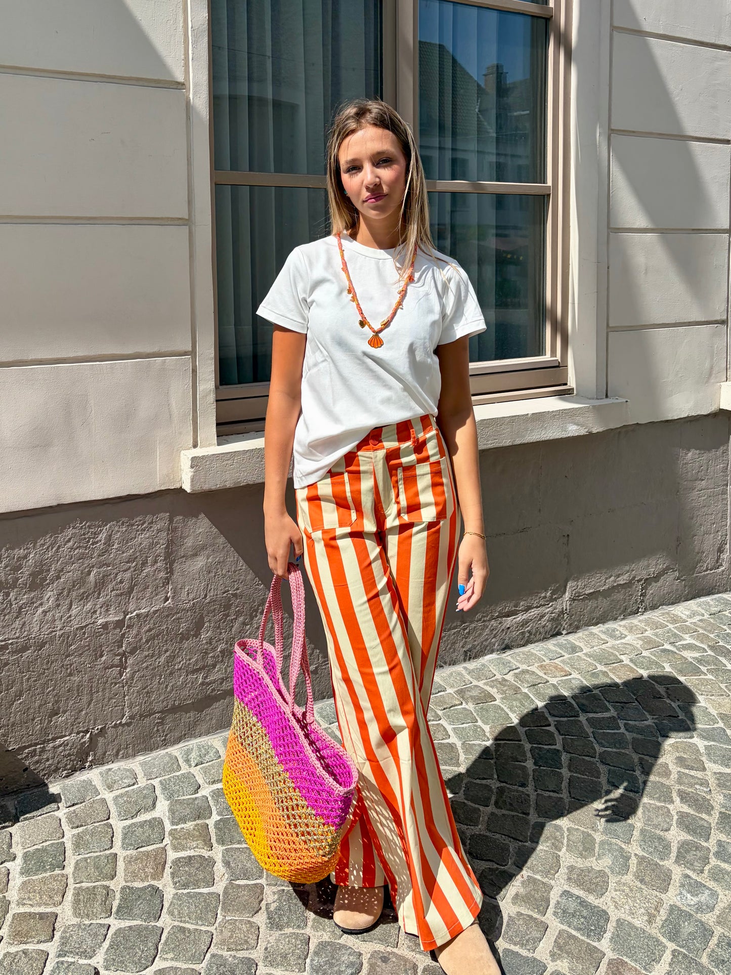 Pantalon orange - ALMA