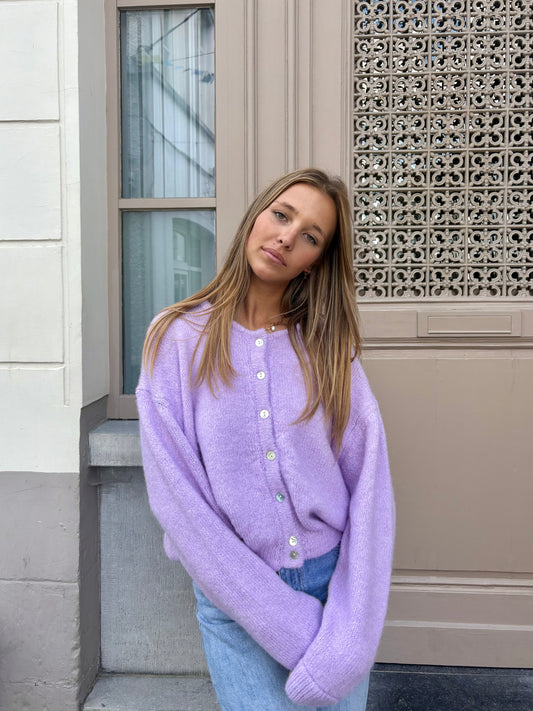 Gilet mauve - MARINE