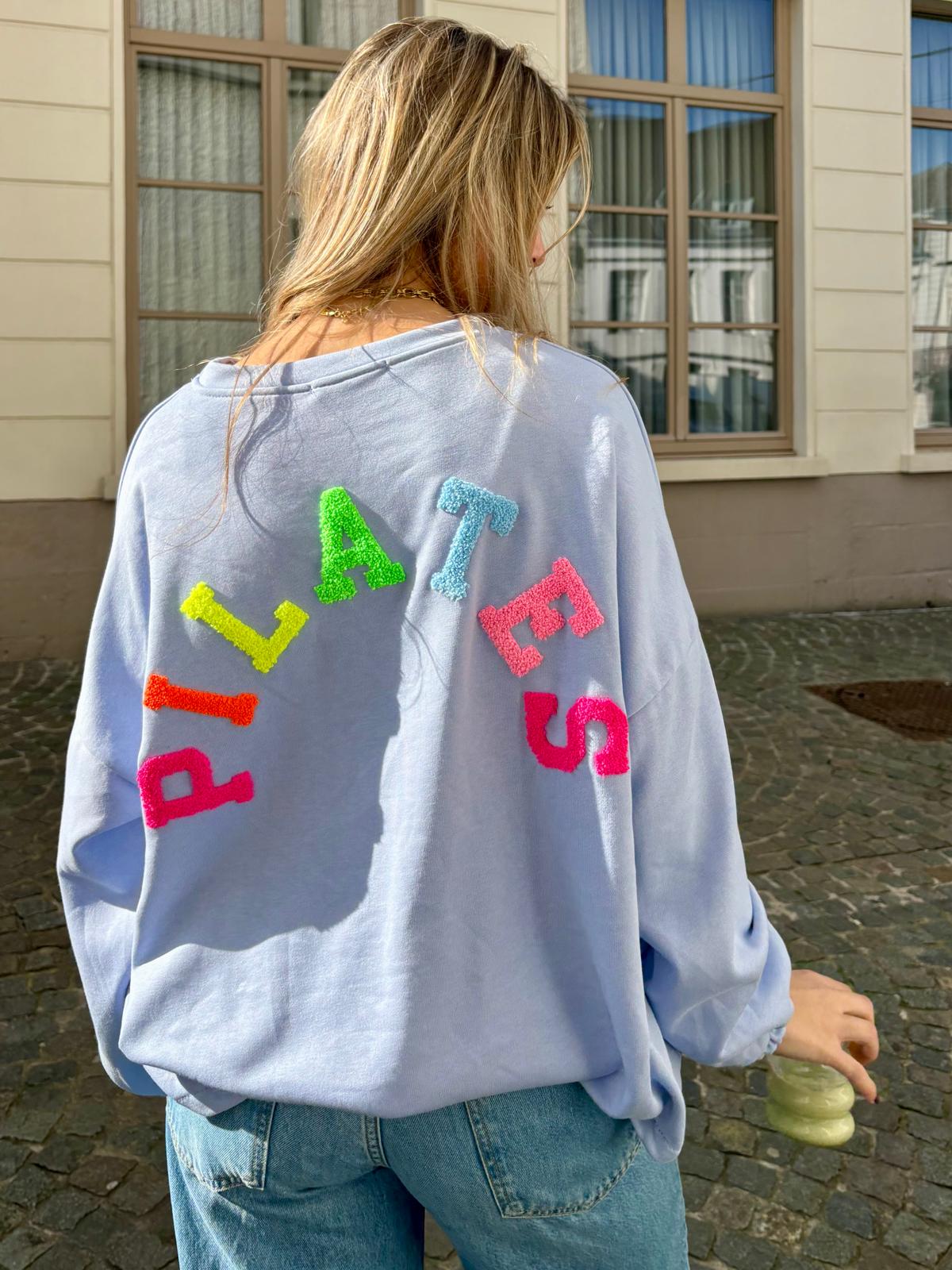 Sweat bleu - PILÂTES