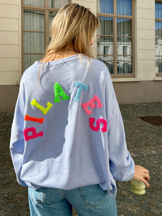 Sweat bleu - PILÂTES